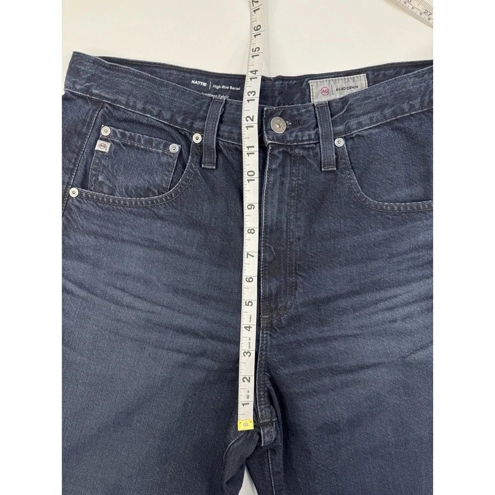 AG JEANS Hattie High Rise Barrel Jeans Japanese Fabric 29 Adriano Goldschmied